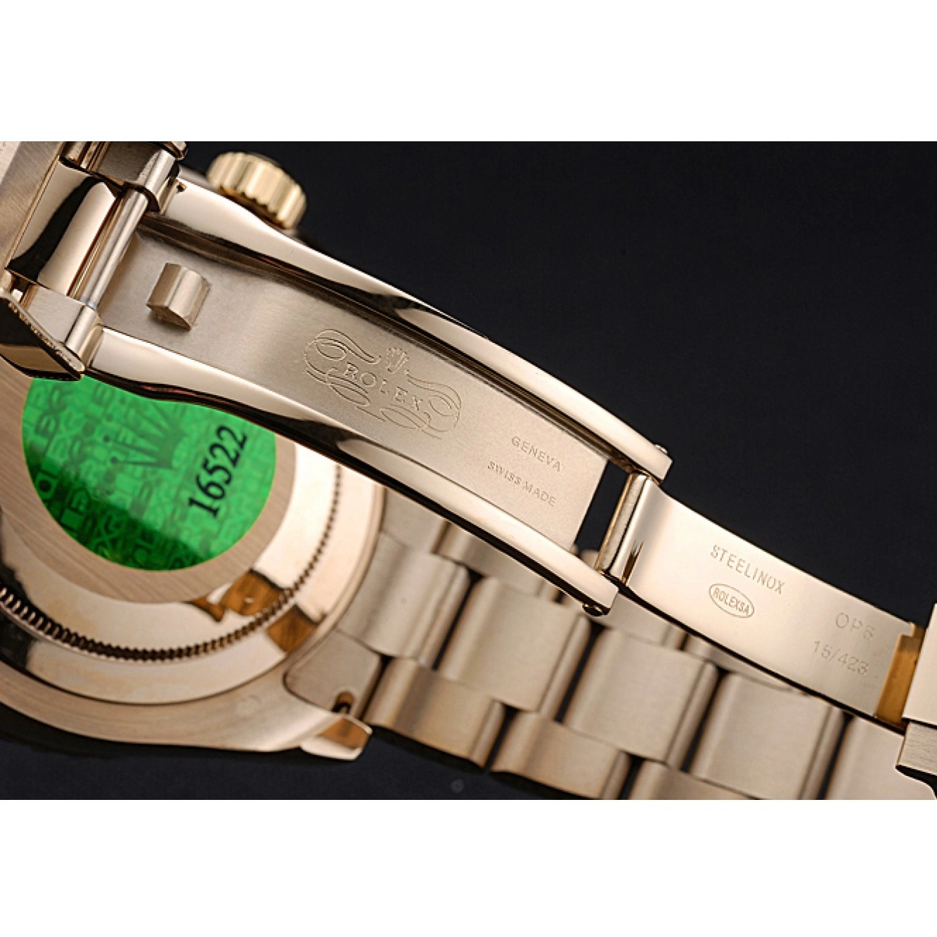 Rolex aaa copy Rolex 622271 Bezel Gold Dial Bracelet White II Blue Yachtmaster 0525